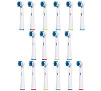 im77r 16 recharges brosse électrique, compatible avec Oral-B Vitaly Precision Clean, White Clean, Sensitive Clean, Professional Care, modèle eb-17a/SB-17A (4 kits x 4pcs)