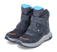 Imac 882668 7030/015 Bottes à enfiler en cuir et textile unisexe en bleu, Bleu combiné., 34 EU