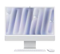 Apple iMac 24" Puce M4 CPU 8 cœurs GPU 8 cœurs 16 Go RAM 256 Go SSD Argent Clavier pavé numérique