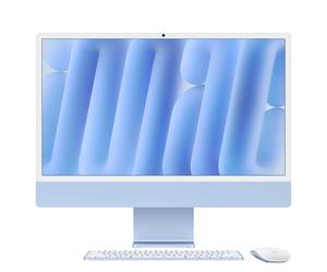 iMac M M4 59,7 cm (23.5") 4480 x 2520 pixels PC All-in-One 16 Go 256 Go SSD macOS Sequoia Wi-Fi 6E (802.11ax) Bleu
