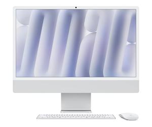 iMac M4 24' (2024) 256 Go SSD 16 Go RAM 8 cœurs Apple GPU 8 Mac OS Sonoma, Argent