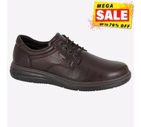 IMAC Milton Hommes Classique Confort Imperméable Chaussures Marron (Extra Large)