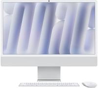 Imac - Ordinateur Apple 24" Ecran Retina 4,5k Puce M4 Cpu 10 / Gpu 10 Coeurs Mémoire Ram 16go Stockage 512go Ssd Argent