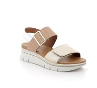 imac spa Femme D.Sharon Enval Sandale cale, Platine Beige, 41 EU