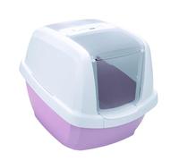 Imac Toilette à litière Maddy 62 x 49,5 x 47,5 H idéale pour Les Chats de Grande Taille (Rose)