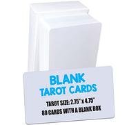IMAGAME Lot de 80 Cartes de Tarot Vierges Blanches - Taille Standard (7 x 12,1 cm) - Créez Vos Propres Cartes de Tarot et Oracle
