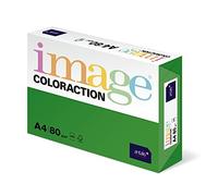Antalis - Coloraction - Ramette 500 Feuilles Papier Couleur Pour Imprimante Jet D'encre/Laser/Copieur - 80g - A4 - Dublin/Vert Mousse