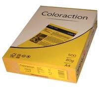 IMAGE Antalis ColorAction Ramette 500 feuilles papier couleur pour Imprimante jet d'encre/laser/Copieur 80g A4 Hawaî Orange dore