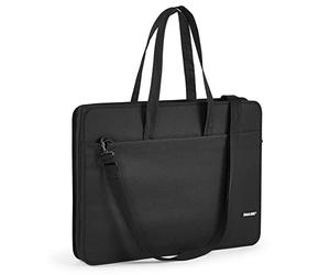 IMAGE Art Portfolio Sac de rangement étanche pour tableau à dessin avec bandoulière et boucle cachée pour œuvres d'art, esquisses et caractères Noir 63,6 x 43,9 x 8,5 cm