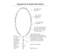 Image chapelet de la miséricorde divine par 20 ex - F66a