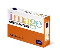 Image Coloraction - Papier de couleur Amsterdam Orange - 80 g/m² A4 - Ramette de 500 feuilles