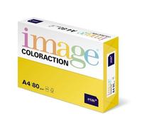 Image Coloraction - Papier de couleur Jaune Canary 80 g/m² A4 - Ramette de 500 feuilles