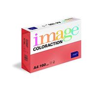 IMAGE Coloraction - Papier de couleur Rouge Chile 160 g/m² A4 - Ramette de 250 feuilles 21350