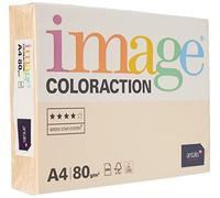 Antalis - Coloraction - Ramette 500 Feuilles Papier Couleur Pour Imprimante Jet D'encre/Laser/Copieur - 80g - A4 - Savana/Saumon