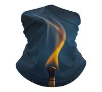 Image D'Allumettes Écharpe Demi-Visage Anti-Solaire Bande De Cheveux Séchage Rapide Cache-Cou pour Adulte Sports Randonnée 25X50Cm