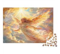 Image d'ange Casse-tête 1000 Pièces sans Poussière, Grand Puzzle Jeu De Patience pour Un Passe-Temps pour Adulte, Étoile du Cadeau De Noël 52x38cm/1000pcs