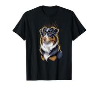 Image d'art de Chien majestueux pour Amoureux des Chiens australiens T-Shirt