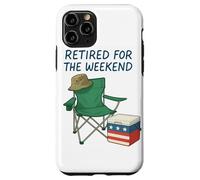 Image de chaise de camp Patriotic Cooler, retraitée pour le week-end Coque pour iPhone 11 Pro