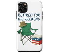 Image de chaise de camp Patriotic Cooler, retraitée pour le week-end Coque pour iPhone 11 Pro Max