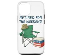 Image de chaise de camp Patriotic Cooler, retraitée pour le week-end Coque pour iPhone 12/12 Pro