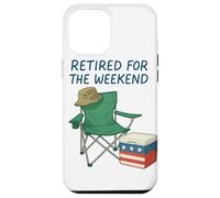 Image de chaise de camp Patriotic Cooler, retraitée pour le week-end Coque pour iPhone 12 Pro Max