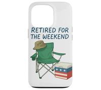 Image de chaise de camp Patriotic Cooler, retraitée pour le week-end Coque pour iPhone 13 Pro