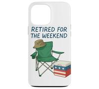 Image de chaise de camp Patriotic Cooler, retraitée pour le week-end Coque pour iPhone 13 Pro Max