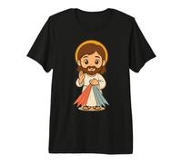 Image de la miséricorde Divine : Jésus, prière catholique T-Shirt Haut de Gamme