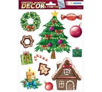 Image de Noël pour fenêtre 'Joyeux Père Noël'