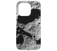 Image de Science-Fiction d'un cratère sur Une Surface Lunaire Coque pour iPhone 15 Pro