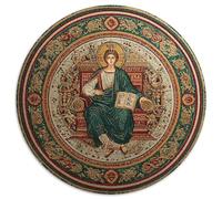Image de Style mosaïque Byzantine 1000pcs (67.5x67.5cm) Puzzles Adaptés Aux Adultes Et Aux Personnes Âgées De 14 Ans Et Plus