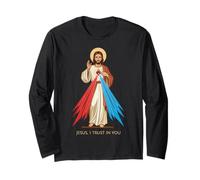 Image Dimanche de la Divine Miséricorde : Jésus, catholique Manche Longue
