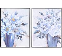 Image DKD Home Decor 60 x 3,5 x 80 cm Vase de fleurs Traditionnel (2 pièces)