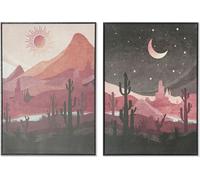 Image DKD Home Decor paysage (2 pièces) (50 x 3 x 70 cm)