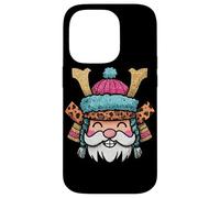 Image drôle de l'esprit d'hiver du Père Noël Samouraï Coque pour iPhone 14 Pro