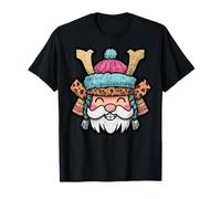 Image drôle de l'esprit d'hiver du Père Noël Samouraï T-Shirt