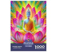 Image du Bouddha Puzzle 1000 Pièces Educa Cadeau Unique De l'art De La Décoration La Culture Zen Jeu Éducatif Challenge Toy Adultes & Enfants des 14 Ans 38x26cm/1000pcs
