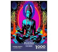 Image du Bouddha Puzzle 1000 Pièces Educa Cadeau Unique Décoration Intérieure La Culture Zen Jeu Éducatif Challenge Toy Adultes & Enfants des 14 Ans 38x26cm/1000pcs