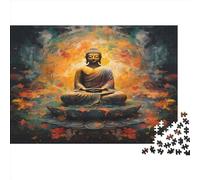 Image du Bouddha Puzzle pour Adultes Puzzle De 1000 Pièces Puzzle De 1000 Pièces pour Adultes Puzzle Durable pour Adultes Idéal pour Les Amateurs De Puzzles 1000pcs (75x50cm)