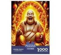 Image du Bouddha Puzzles 1000 Pieces Cadeau Unique La Culture Zen Jeu Éducatif Challenge Toy À De Qualité Supérieure Peinture Art pour Adultes Et Enfants 38x26cm/1000pcs
