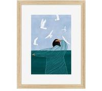 Image encadrée Bird 30x40 cm CEANOTHE 30x40 cm ouv 20X30 Multicolore - Fabriqué en France Multicolore