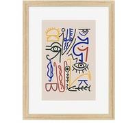Image encadrée Déco 30x40 cm CEANOTHE 30x40 cm ouv 20X30 Multicolore - Fabriqué en France Multicolore