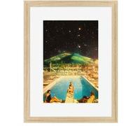 Image encadrée Rétro 30x40 cm CEANOTHE 30x40 cm ouv 20X30 Multicolore - Fabriqué en France Multicolore