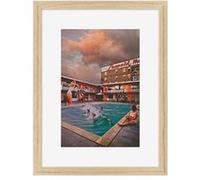 Image encadrée Seventies 30x40 cm CEANOTHE 30x40 cm ouv 20X30 Multicolore - Fabriqué en France Multicolore