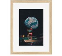 Image encadrée World 30x40 cm CEANOTHE 30x40 cm ouv 20X30 Noir - Fabriqué en France Noir
