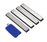 IMAGE Ensemble de pierre à aiguiser diamant pour couteaux de cuisine avec 4 pièces meuleuse 240/400/600/1000 petites pierres à aiguiser pour aiguiseur de couteaux