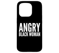 Image Graphique de l'émancipation des Femmes Noires en colère et Justice Sociale Coque pour iPhone 15 Pro