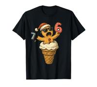 Image Graphique Funny Gingerbread Man Ice Cream 67 Meme T-Shirt