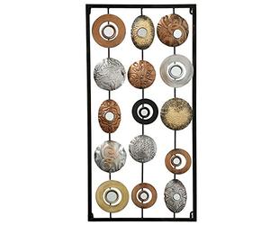 Image murale Objet Elliot 61 x 30 cm - Décoration Murale en métal marron cuivre doré