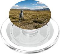 Image mystérieuse de Rencontre à Distance en Champ Ouvert avec Une Figurine Extraterrestre PopSockets PopGrip pour MagSafe